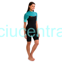 JOBE Sofia 3/2mm Shorty moteriškas neperšlampamas kostiumas juoda/mėlyna JOBE Sofia 3/2mm Shorty moteriškas neperšlampamas kostiumas juoda/mėlyna